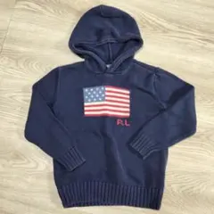 Polo by Ralph Lauren フード付きセーター 130 ネイビー