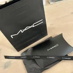 MAC ショップ袋 ギフトボックス リボン セットのサムネイル