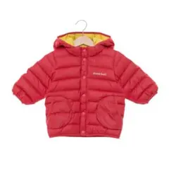 mont-bell リバーシブルダウンコート 赤/黄