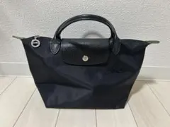 人気カラー　LONGCHAMP ロンシャン　トート　グリーン　ブラック　S