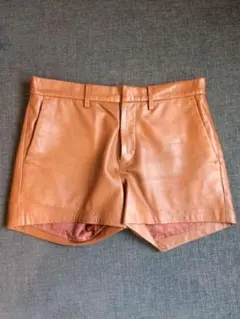 ☆美品 Luv timmy 本革 ブラウンショートパンツ