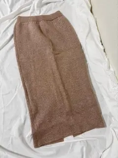 rienda ラメニットタイトスカート
