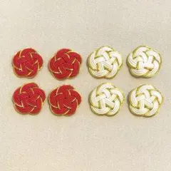 【水引】梅結び 4本取り　紅白☆
