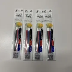 PILOT FRIXION BALL 0.38 レッド替え芯 3本入り 4セット