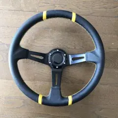 FAKE TAXI ステアリング 3スポーク イエロー 14インチ 350mm FAKE TAXI ステアリング 3スポーク イエロー 14インチ 350mm - メルカリ