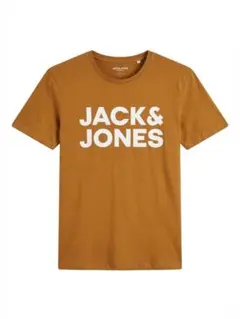 JACK & JONES ロゴTシャツ キャメル M 欧州