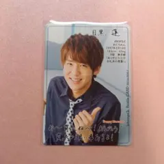 (2017〜2018年カレンダー付録) 目黒蓮 浮所飛貴 プロフィールカード