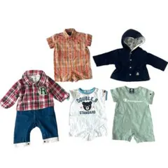 子供服ベビー服70サイズ/5点セット/ラルフローレン/ダブルビーbebe等