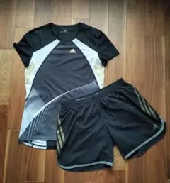 ❤【新品未使用】adidas　アディダス　アディゼロ　上下セット　Lサイズ