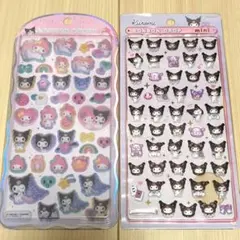 正規品　ボンボンドロップシール　コットンパフィシール　クロミマイメロ　2点セット