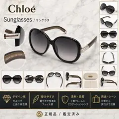 4249 クロエ Chloé サングラス 黒　グラデーションレンズ CL2174のサムネイル