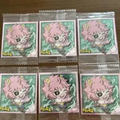 ヒロアカ　ウエハースシール　芦戸三奈 N 6枚セット