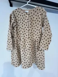 ZABA 花柄 長袖 ワンピース 104