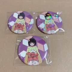 ワールドトリガー　サンリオ　雨取千佳　缶バッジ等身　ホロ　ノーマル