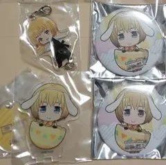 進撃の巨人　アルミン　缶バッジ　キャラウムカフェ　アニカフェ　アニメイトカフェ
