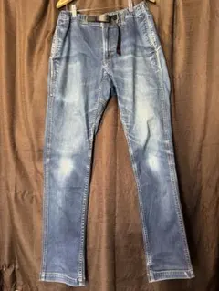 グラミチ デニムパンツ クライミングパンツ 調整ベルト付き サイズS