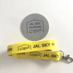 JAL SKY MUSEUM ストラップ ステッカー　　　JALグッズ 非売品のサムネイル