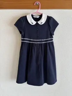 CHOPIN ショパン　小学校受験　120cm ネイビーワンピース