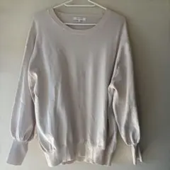 GLOBAL WORK ベージュ 長袖ニット M