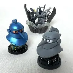 タイムスリップグリコ　鉄人28号 フィギュア 胸像他3体セット