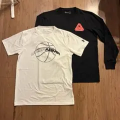 アンダーアーマー　メンズ　Tシャツ白　ロンT黒