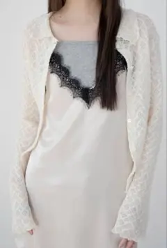 igusa レース カーディガン