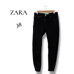 ZARA ザラ　レディース　スキニーデニム　ブラック　黒　Mサイズ　シンプル