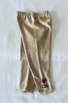 美品　MIKI HOUSE コーデュロイパンツ 90cm ベージュ