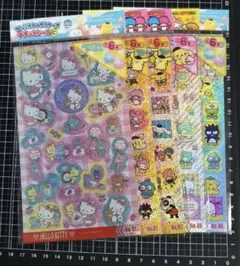 まとめ売り　サンリオ　キラキラ　シール　計５枚
