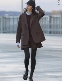 UNIQLOC♡ツイードテーラードジャケットジャケット♡セットアップ