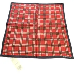 【新品タグ付】Burberry バーバリー　スカーフ　絹100% ノバチェック