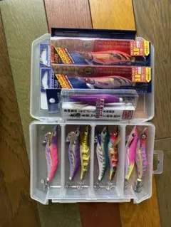 エギ 2.5〜3.5号 11本セット ケース&スナップ付き - メルカリ
