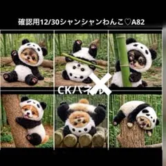 確認用12/30シャンシャンわんこ♡ パネル　ハンドメイド