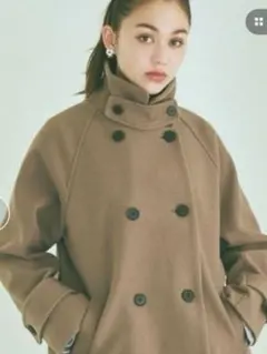 mysty woman、スタンドラグランWコート