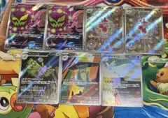 AR7枚まとめ売り　シロナのミカルゲ　ドロンチ　トゲキッス　チャーレムドクケイル