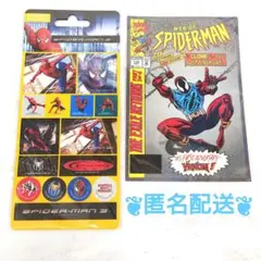 新品未開封 MARVEL スパイダーマン ステッカー ポストカード