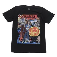ストレンジャーシングス エディーマンソン Tシャツ Lサイズ　tsr1178bl