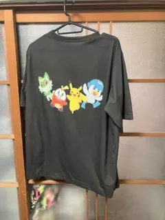 ポケモン　ニャオハ ホゲータ クワッス ピカチュウ　Tシャツ　M