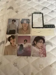 TXT sweet ヨンジュン＋TXTcafe コースター缶バッジ