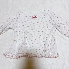 ジェラートピケ gelato pique 花柄　長袖トップス　パジャマ