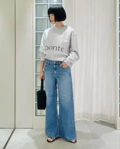 2026年最新】upper hights conte別注 フレアデニムパンツ QUATREの人気