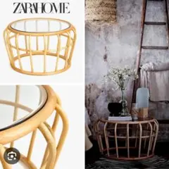 ZARA  ゴールド円形ガラスサイドテーブル2点セット ZARA HOME ゴールド円形ガラスサイドテーブル2点セット - メルカリ