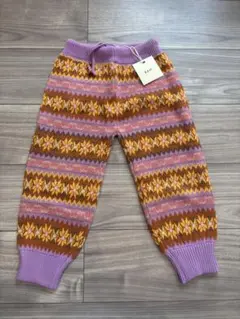 【新品】andpalアンドパル　ノルディック柄ニットパンツ 110㎝