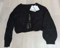 透かし編みニットプルオーバー　Sサイズ