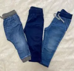 デニムパンツ 3点セット 95cm