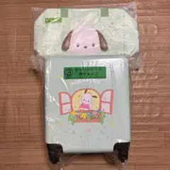 サンリオキャラクターズ　くじ　キャリーケース　キャリーオンバッグ　ポチャッコ