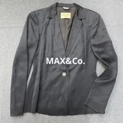 i56◯ 訳あり MAX&Co. アセテート とろみジャケット ブラックのサムネイル