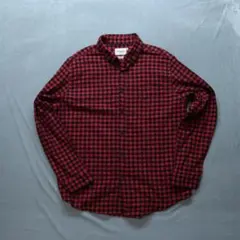 Goodfellow. & CO A0031 古着 フランネルシャツ XL 赤