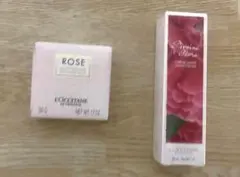 ロクシタン ローズ ソープ 50g/ピオニー ハンドクリーム 30ml
