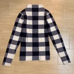 dresslave チェック柄ニット